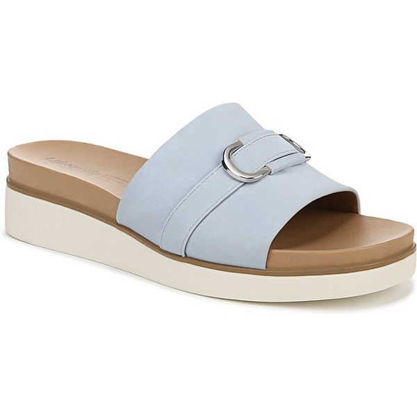 LifeStride Genevieve Women's Slide Sandals - Blue (6)