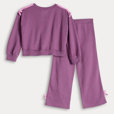 Girls 4-12 Jumping Beans® Disney's Minnie Mouse Bow Shoulder Crew & Wide Leg Pant Set