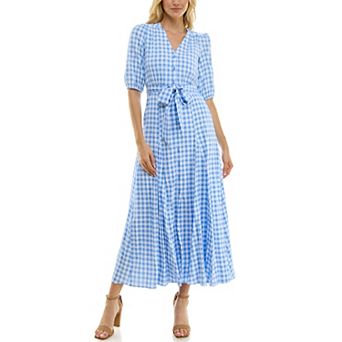 Women's Taylor Gingham Fit & Flare Dress