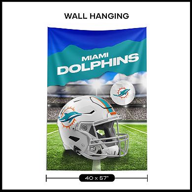NFL Miami Dolphins Midfield Wall Hanging