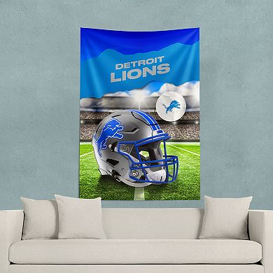 Detroit Lions Midfield Tapestry Wall Decor
