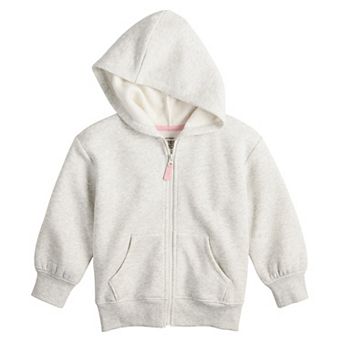 Baby & Toddler Girl Jumping Beans® Core Fleece Zip Hoodie