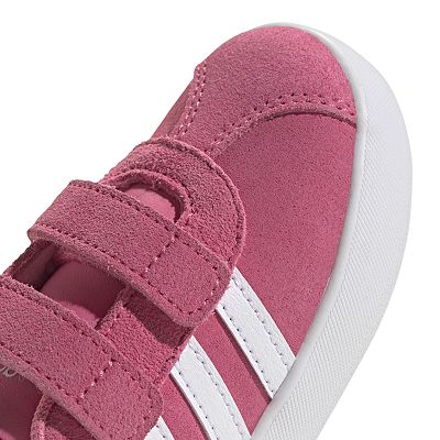 adidas gazelle silver green womens Adidas VL Court 3.0 | Toddler | Clear Pink/Gum