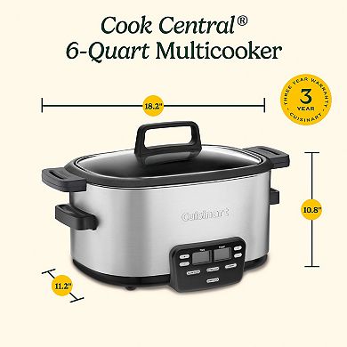 Cuisinart® 6-qt. Cook Central 3-in-1 Slow Cooker