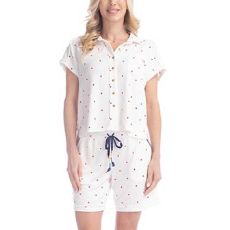 Women's Ocean Pacific® Summer Lovin' Pajama Top & Pajama Shorts Set