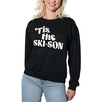 Women's Suburban Riot Tis The Ski-Son Willow Graphic Sweatshirt