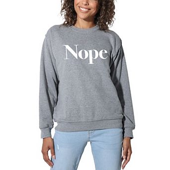 Women's Suburban Riot Generic Nope Willow Graphic Sweatshirt