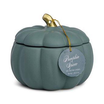 Pumpkin Spice Soy Blend 10 oz Ceramic Pumpkin Candle