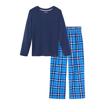Boys 6-16 Cuddl Duds® Adaptive Long Sleeve Pajama Top & Pajama Bottoms Set