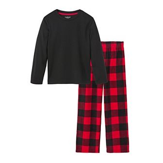 Boys 6-16 Cuddl Duds® Long Sleeve Pajama Top & Pajama Bottoms Set