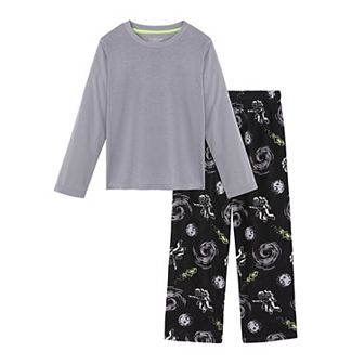 Boys 10-20 Husky Cuddl Duds® Long Sleeve Pajama Top & Pajama Bottoms Set