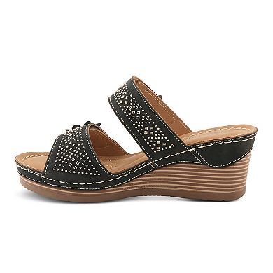 Patrizia Marghera Women's Wedge Slide Sandals