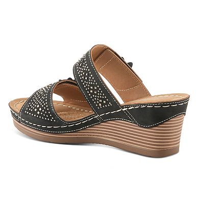 Patrizia Marghera Women's Wedge Slide Sandals