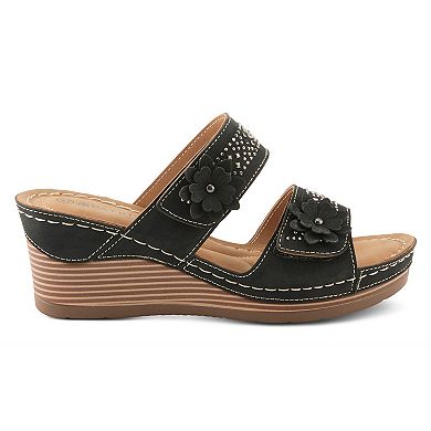 Patrizia Marghera Women's Wedge Slide Sandals