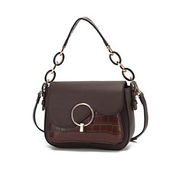 MKF Collection Fantasy Croc Women's Shoulder Bag, Sleek Crossbody Purse Handbag by Mia K