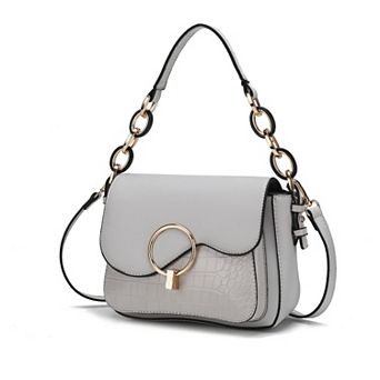 MKF Collection Fantasy Croc Women's Shoulder Bag, Sleek Crossbody Purse Handbag by Mia K