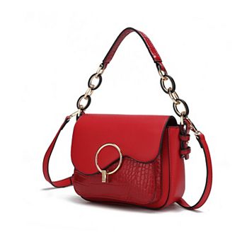 MKF Collection Fantasy Croc Women's Shoulder Bag, Sleek Crossbody Purse Handbag by Mia K