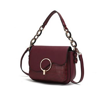 MKF Collection Fantasy Croc Women's Shoulder Bag, Sleek Crossbody Purse Handbag by Mia K