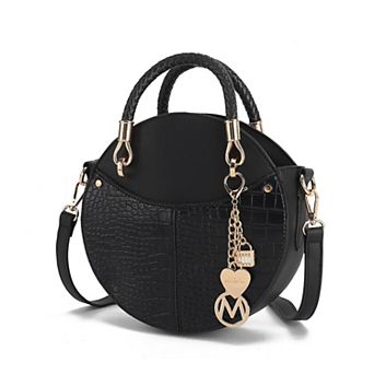 MKF Collection Nobella Women's Faux Croco Crossbody Handbag by Mia K
