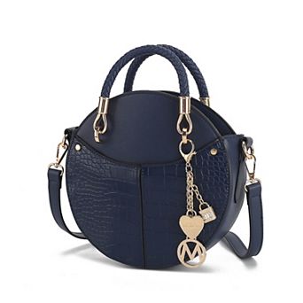 MKF Collection Nobella Women's Faux Croco Crossbody Handbag by Mia K