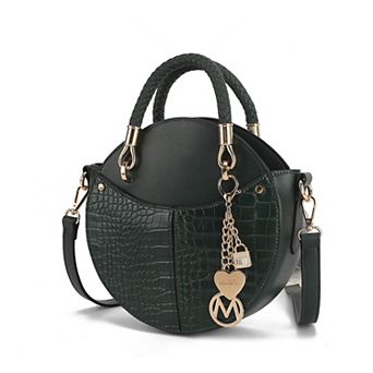 MKF Collection Nobella Women's Faux Croco Crossbody Handbag by Mia K