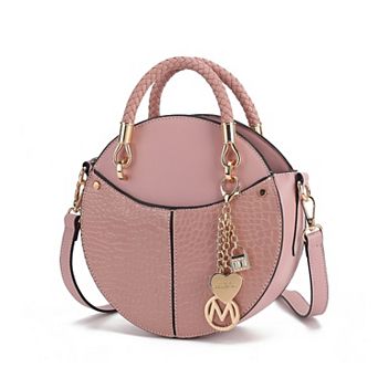MKF Collection Nobella Women's Faux Croco Crossbody Handbag by Mia K