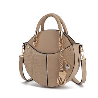 MKF Collection Nobella Women's Faux Croco Crossbody Handbag by Mia K