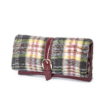 MKF Collection Koumei Wristlet Purse Envelope Snap, Convertible Shoulder Bag by Mia K.