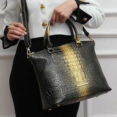 MKF Collection Liora Women's Croc-Embossed Tote Bag by Mia K