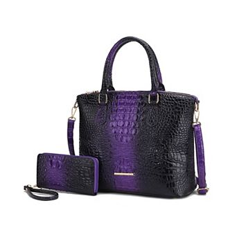 MKF Collection Liora Women's Croc-Embossed Tote Bag by Mia K