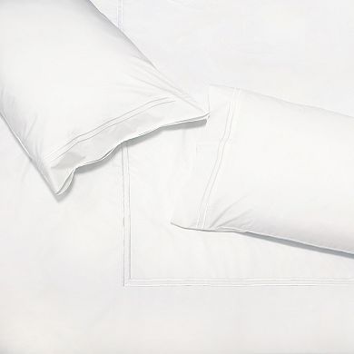 Pointehaven Cotton Double Band Duvet Cover Set or Shams