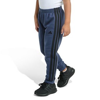 Boys 4-7 adidas Elastic Waistband 3-Stripe Cotton Fleece Joggers