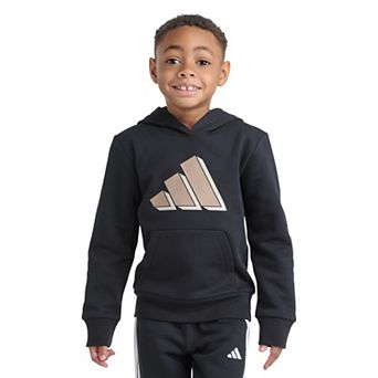 Boys 4-7 adidas Long Sleeve Collegiate Cotton Fleece Pullover