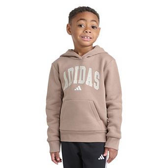 Boys 4-7 adidas Long Sleeve Collegiate Cotton Fleece Pullover