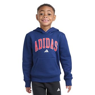 Boys 4-7 adidas Long Sleeve Collegiate Cotton Fleece Pullover