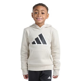 Boys 4-7 adidas Long Sleeve Collegiate Cotton Fleece Pullover