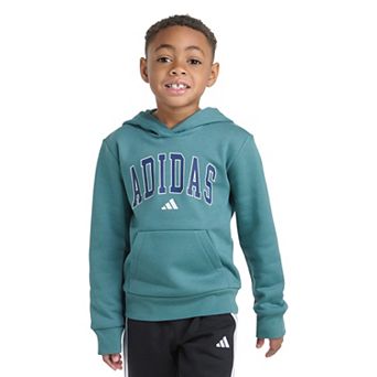 Boys 4-7 adidas Long Sleeve Collegiate Cotton Fleece Pullover
