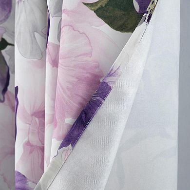 Eden Printed Blackout Grommet Window Curtain Panel