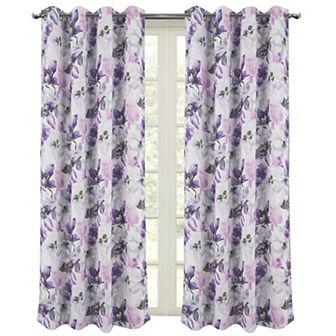 Eden Printed Blackout Grommet Window Curtain Panel