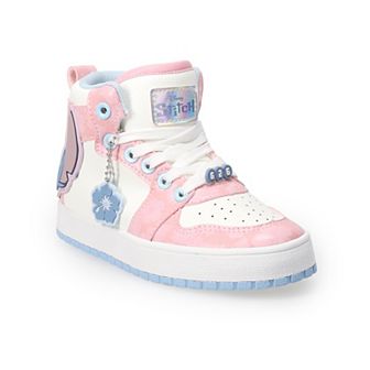 Disney's Stitch Little Girls High Top Lace-Up Sneakers