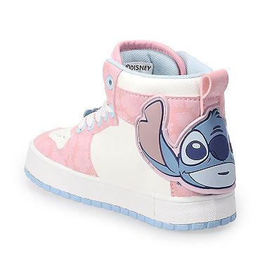 Disney's Stitch Little Girls High Top Lace-Up Sneakers