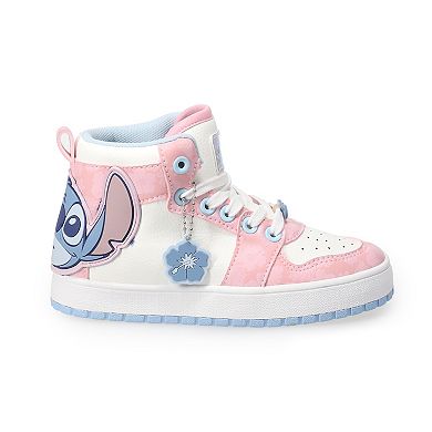 Disney's Stitch Little Girls High Top Lace-Up Sneakers