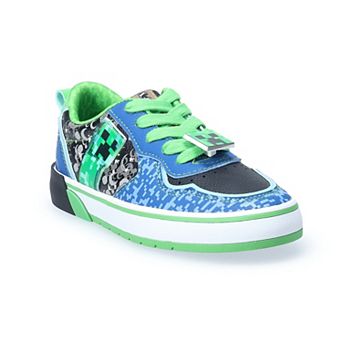 Youth Boys Minecraft Lace-Up Sneakers