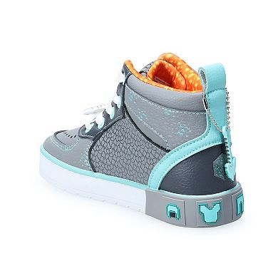 Minecraft Youth Boys High Top Sneakers