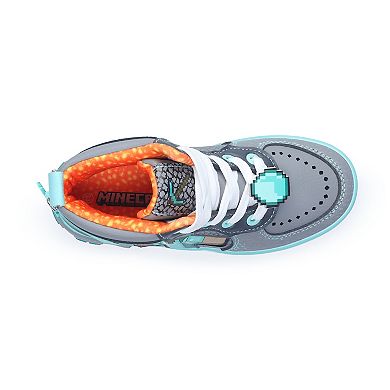 Minecraft Youth Boys High Top Sneakers