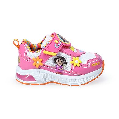 Dora the Explorer Light Up Girls Athletic Sneakers