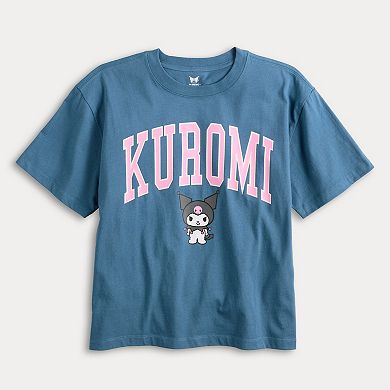 Juniors' Kuromi Pose Skimmer Graphic Tee