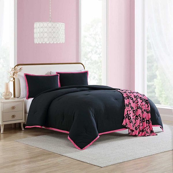 お*す様 ⑤BETSEY JOHNSON ベッツィ ジョンソン ピンクハートブレ Betsey Johnson Signature Hotel Pink Comforter Set
