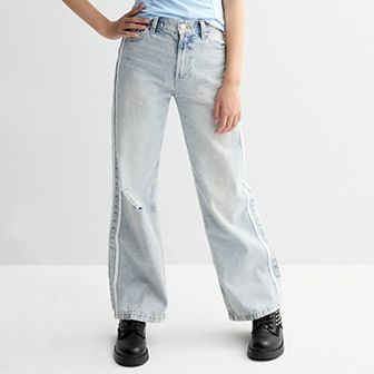 Girls 7-16 Limited Too Side Taping Denim Pants