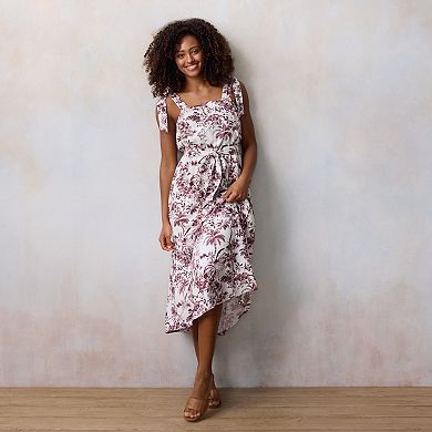 Women's LC Lauren Conrad Tie Strap Tea Length Dress